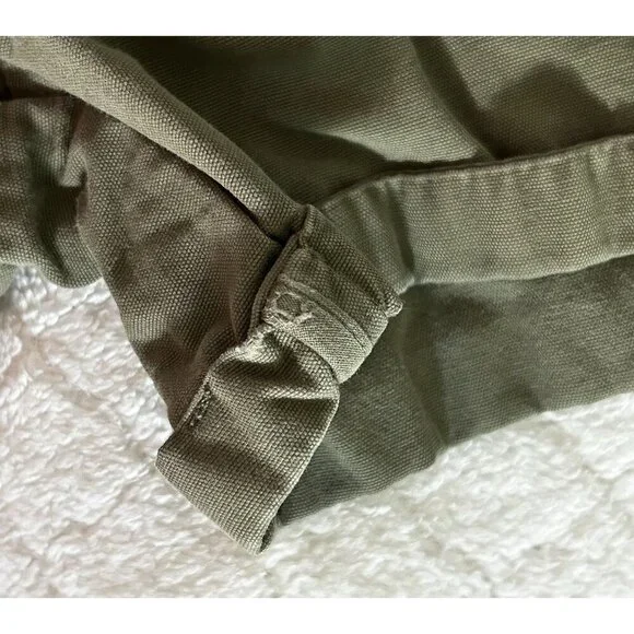 Scotch & Soda Army Green Cotton Twill Shorts Drawstring Elastic Waist Size XS - Picture 9 of 9